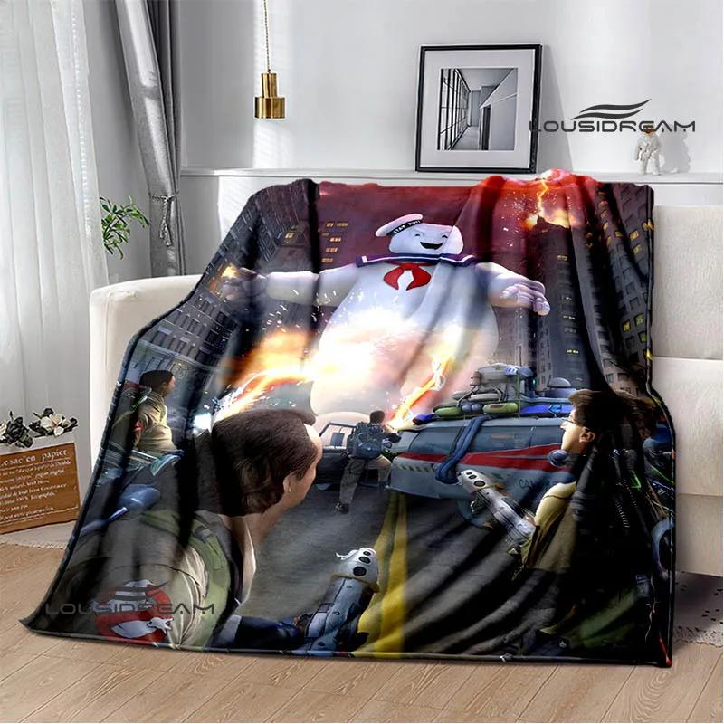 Ghostbusters Cartoon printed blanket Warm Flannel Blankets Soft and Comfortable Home Travel Blanket bed linings Birthday Gift