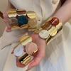 Wide Stacking Resin Bracelets Multi-style Elastic Rope Bracelets  European