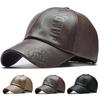Unisex 1985 Imprinting Leather Baseball Caps Spring And Autumn Outdoor Adjustable Casual Hats Sunscreen Hat Sports Golf Cap