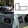 For Lexus GS 2006-2011 Center Console Side Air Outlet Vent Cover Trim Sticker Decal Carbon Fiber Interior Car Accsesories