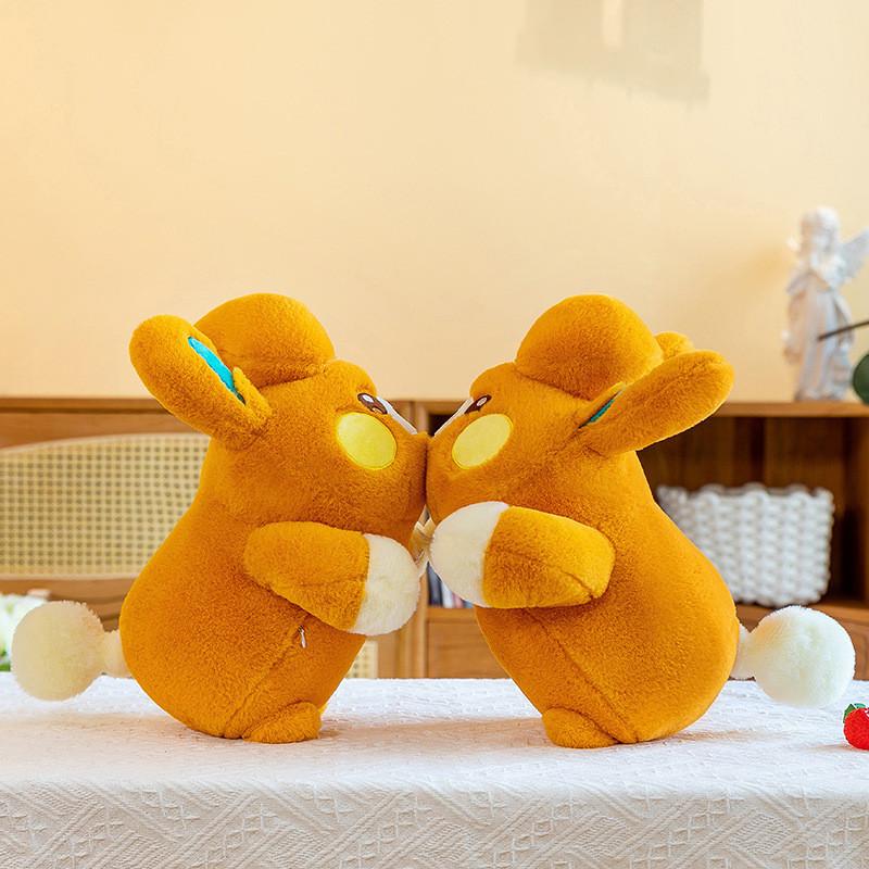 Cute Monster Plush Doll Toy Elf Bobo Doll For Girlfriend Birthday Gift Soft Stuffed Animal Cartoon Bear 35cm 0.45kg
