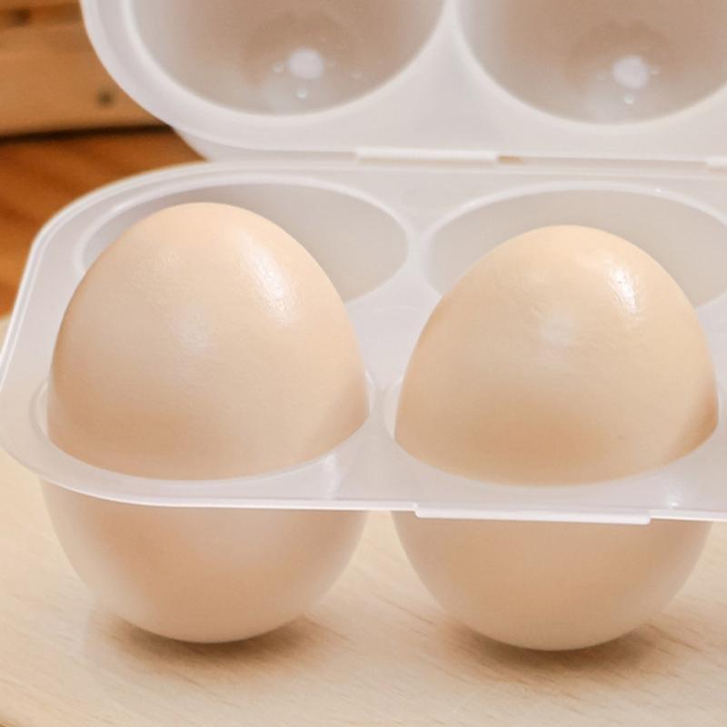 Portable Camping Eggs Boxes Carriers 6 Grid Eggs Holder Container Outdoor Camping Eggs Holder Storage Box Durable