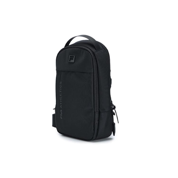 New FILA Fabric Sling Bag Handbag Shoulder Bag Crossbody Bag Regular Men's Black A13M321101F-BK