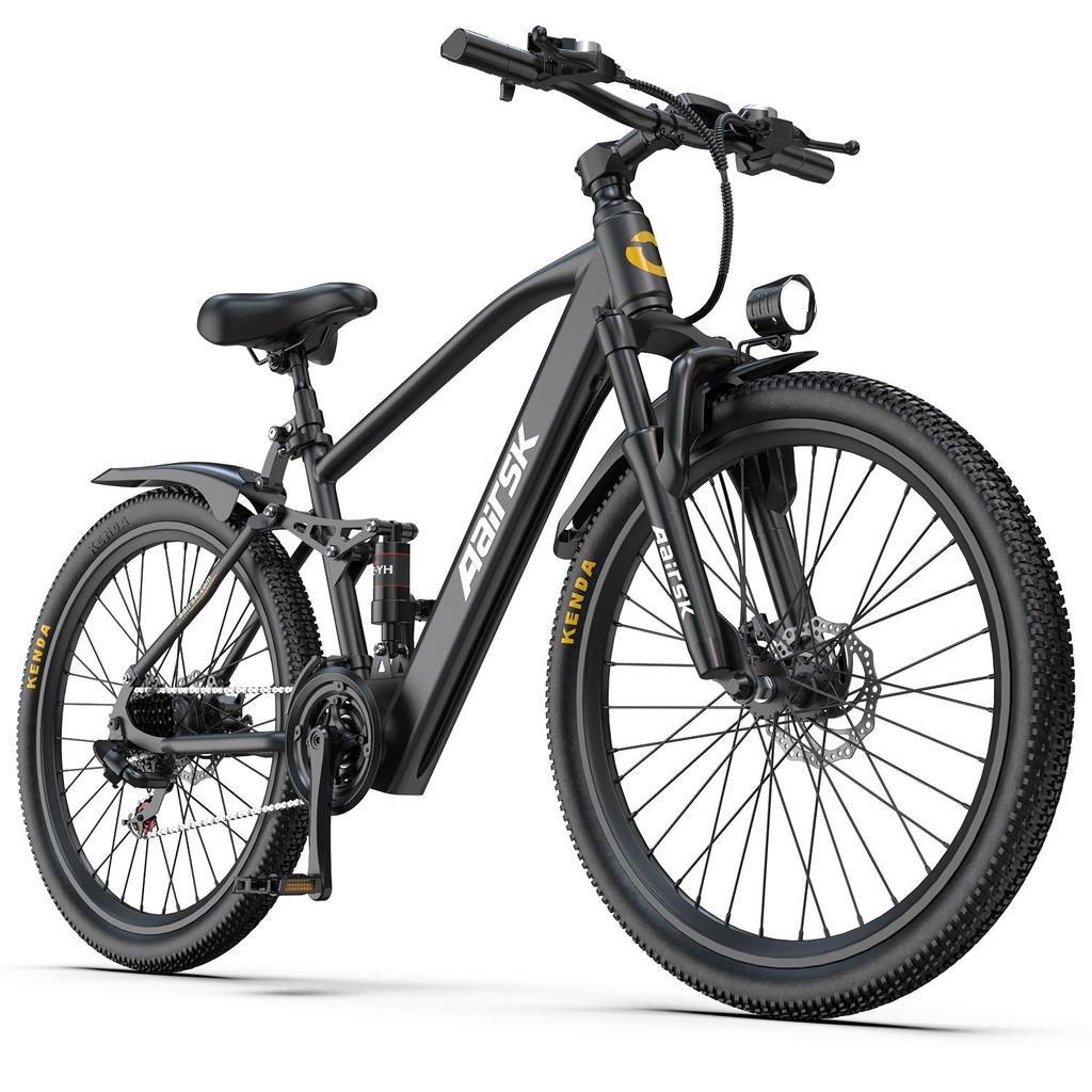 Aairsk 26" Electric Bicycle for Adults, 250W Motor 36V 13Ah Battery, 21 Speed E-Mountain Bike NFC Unlock