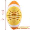 Peluche Bulldog Francese con Palla Squeaky e Giocattolo con Corda per Gatti e Gattini - Resistente al Morso, Design Cartoon Frutta