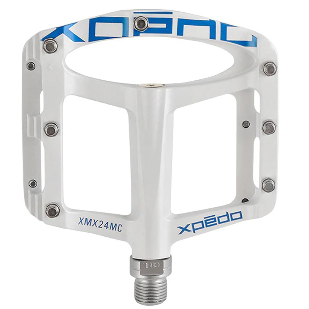 

XPEDO SPRY Велосипедные левые и правые горные дорожные хромомолибденовые педали XMX24MC0WH, комплект, велосипед, велосипед, плоские, легкие, магниевые, ось, белые, белый