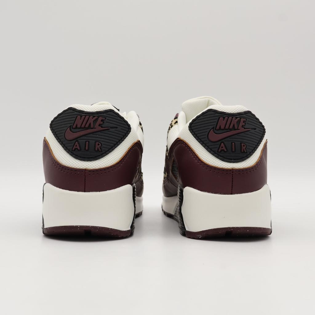 IF1619-102 Nike Women's Air Max 90 Leopard Burgundy (Women's)