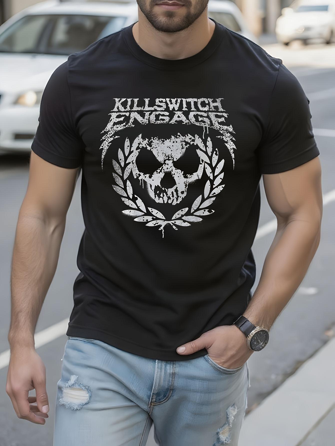 Killswitch Engage Graphic Tee - Heavy Duty Skull with Lau... M