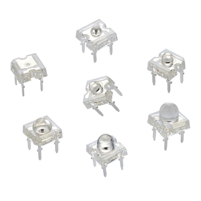 3mm/5mm Piranha LED Lights - Multi-Color, Four-Leg, White-Head F3F5 Diodes