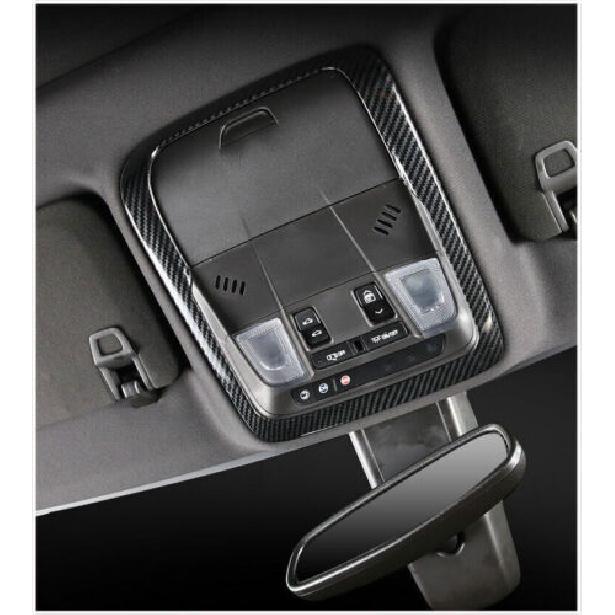Fit For Cadillac XT5 2016- ABS Carbon Fiber Front Reading Light Cover Trim