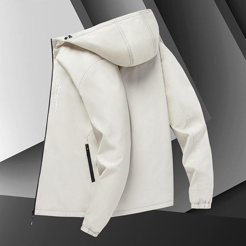 

Весенне-осенняя куртка мужская трендовая походная рыболовная зимняя куртка мужская повседневная мужская одежда спортивные топы ветровка M хаки