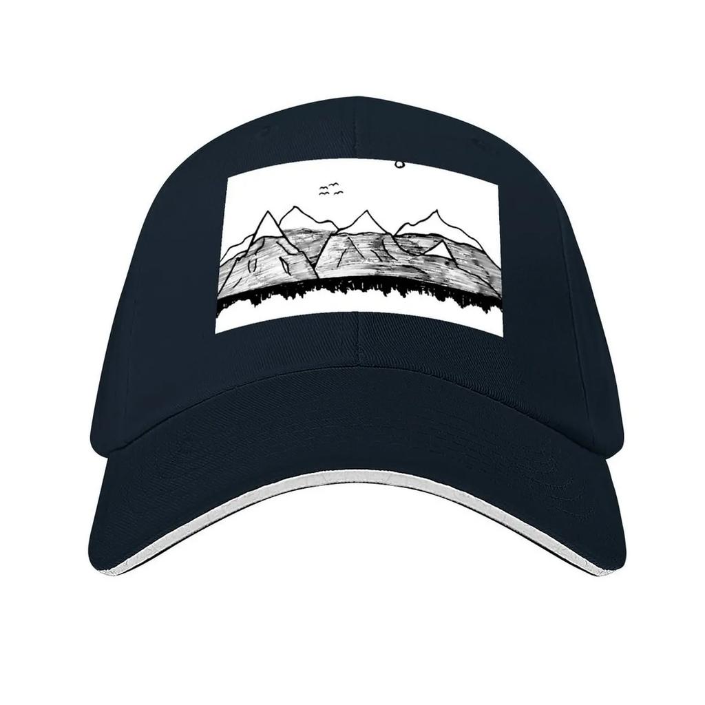 Mountainscape Baseball Cap tactical cap sailor cap for Unisex Golf Wear Luxury Unisex GirlS Hats Unisexs