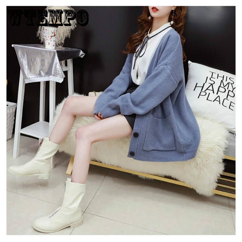 

4 цвета, женские кашемировые длинные свитера с v-образным вырезом, свободный вязаный кардиган на пуговицах, куртка