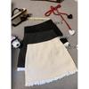 Polka Dot Lace Patchwork A-line Bodycon Skirt - Sweet Style High Waist Summer Outfit for Women