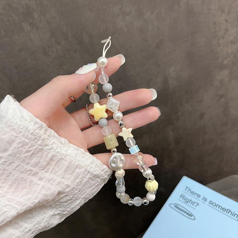 Korean Y2K Phone Lanyard Kawaii Heart Star Buttfly Style Phone Pendant Bear Sweet Cool Girl Phone Chain