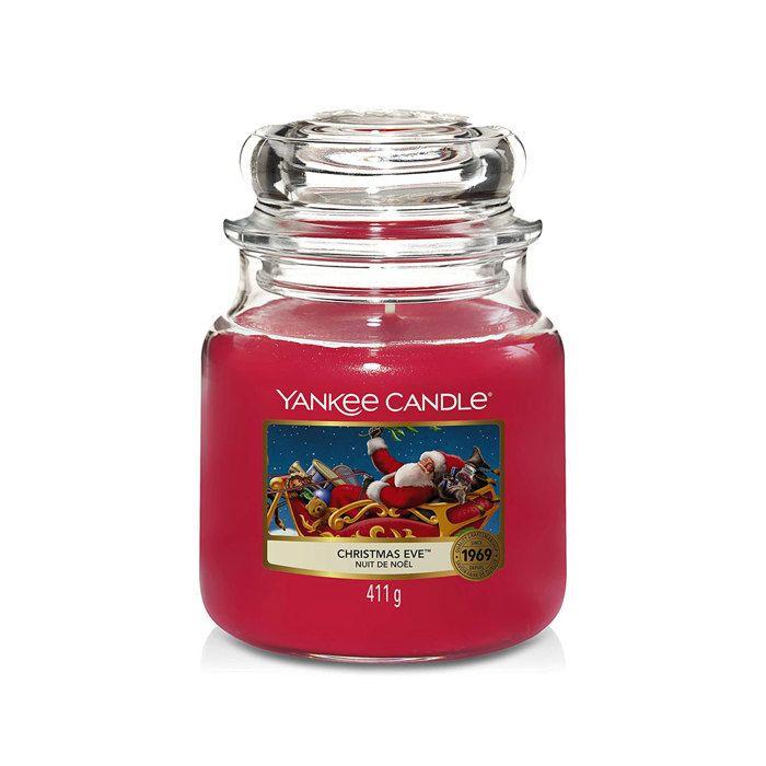 Bougie Parfumée - YANKEE CANDLE - Nuit De Noël - Rouge - 411g - 90 Heures De Combustion