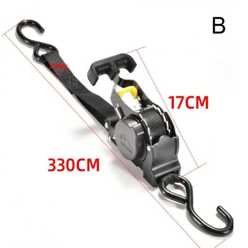Retractable Auto Ratchet Strap Automatic Shrink Bundle Tape Retractable Belts For Motorcycles Convenience Luggage Straps