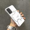 Creative Cute Bear Case for Samsung Galaxy A14 A56 A54 A13 A72 A16 A34 A32 A36 A12 A25 A73 A17 A52 A23 A71 Phone Cover