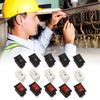 15Pcs Boats Rocker Switches 2 Position 2 Pin KCD1 101 Power Toggle Switches Iron Base & Plastic for Electrical Equipment