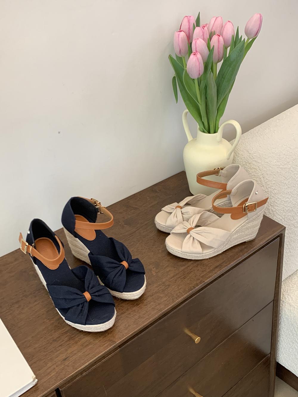 модные женские босоножки с открытым носком бежевые/синие летние туфли для платья ремешок — фото 7