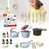Colorful Kids Kitchen Toy Set With Realistic Cooking Features For Boys And Girls