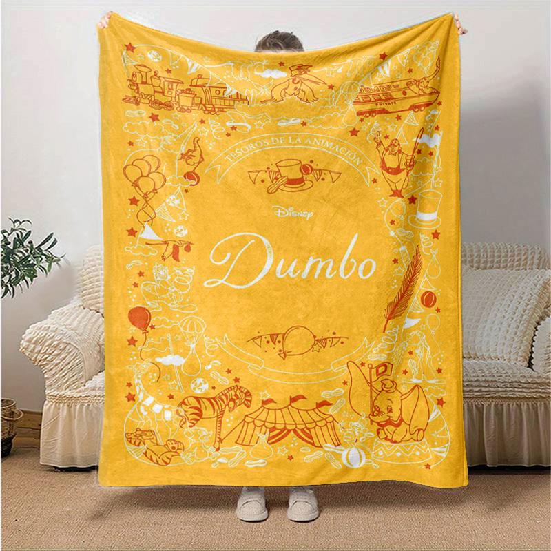 1pc, Cozy Dumbo Home Decor Blanket: A Perfect Gift for Your Bedroom, Living Room, or Travel, Flannel Throw Blanket, Sofa Blanket