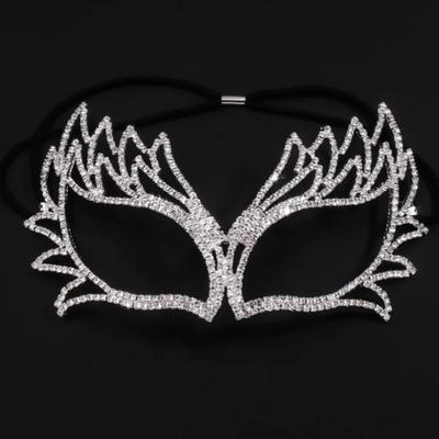 Fashion Elegant Angel Face Jewelry Rhinestone Eye Jewelry Trend Matching Women Eye Accessories Masquerade Maskss Decorations