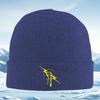 Fist lightning bolt circle power black Men Women Unisex Knitted Hat Beanie Pullover Cap Winter Thermal Warm Christmas Outdoor Cy