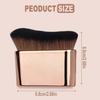 Body Tanning Brush Flat Kabuki Makeup Brush for Self Tanner Foundation & Lotion Electroplated Rose Gold Handle Soft Non-Shedding Bristles