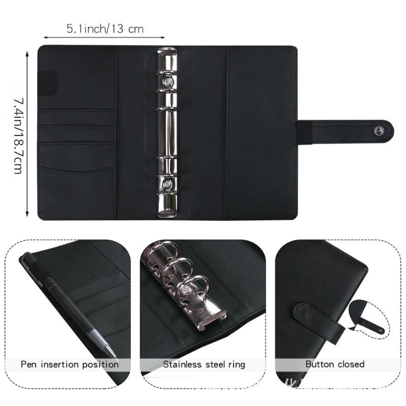 A6 Budget Binder, Money Saving Challenge Tracker and Expense Sheet, Cash Fill Binder for Budget Planning