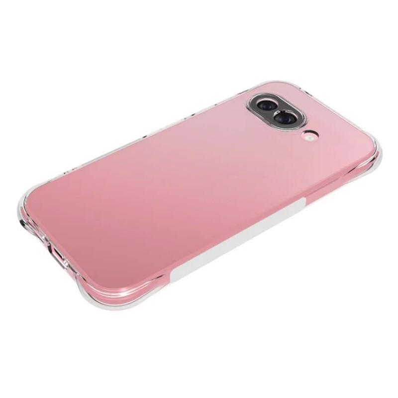 

For Google Pixel 9a Clear TPU Case WANLONFENG TM Series 2.0mm Phone Back Cover Transparent