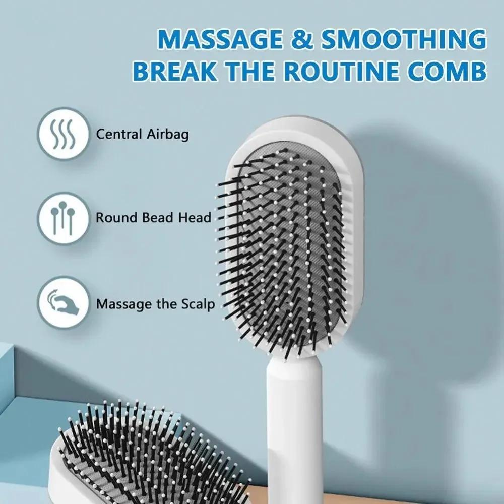 3D Air Cushion Tangled Hair Comb Detangling Hair Brush Scalp Massager Massage Brush Curly Combs Barber Salon Hair Styling Tools