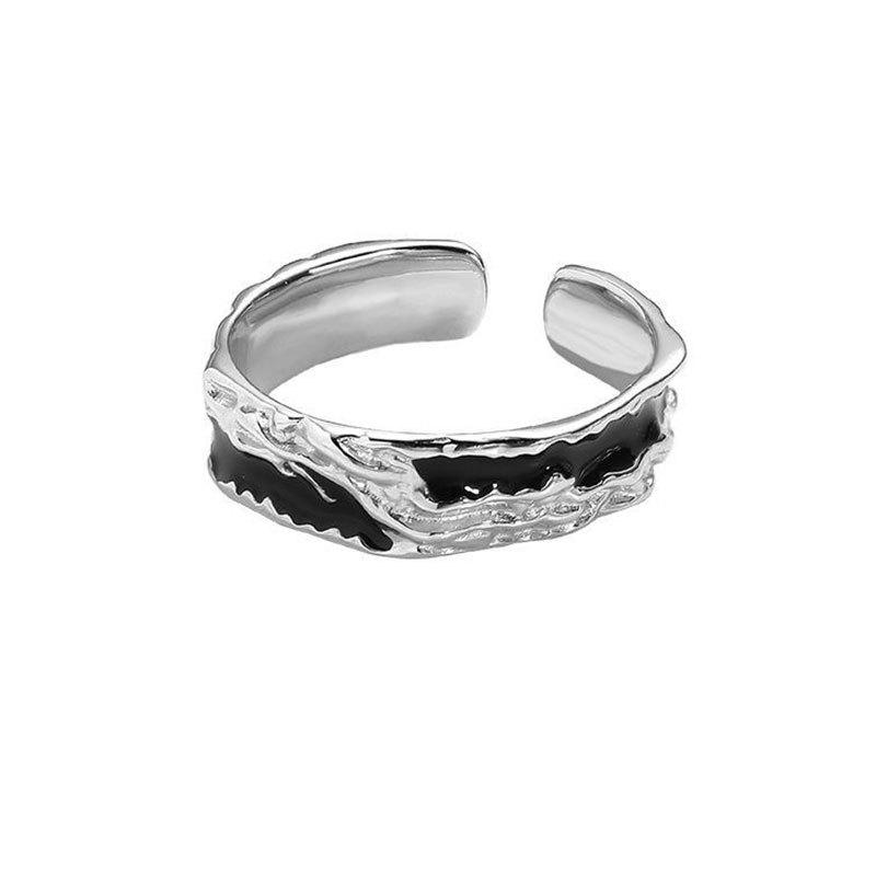 Trendy Men's & Women's Pinky Ring: Stylish, Open-Index Finger Design for Couples