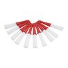 10 Sets Silicone Caulking Nozzles Tube Nozzle Cap Cartridge Nozzle With Red Nozzles Cap Sealing Cap Household Sealant Tool