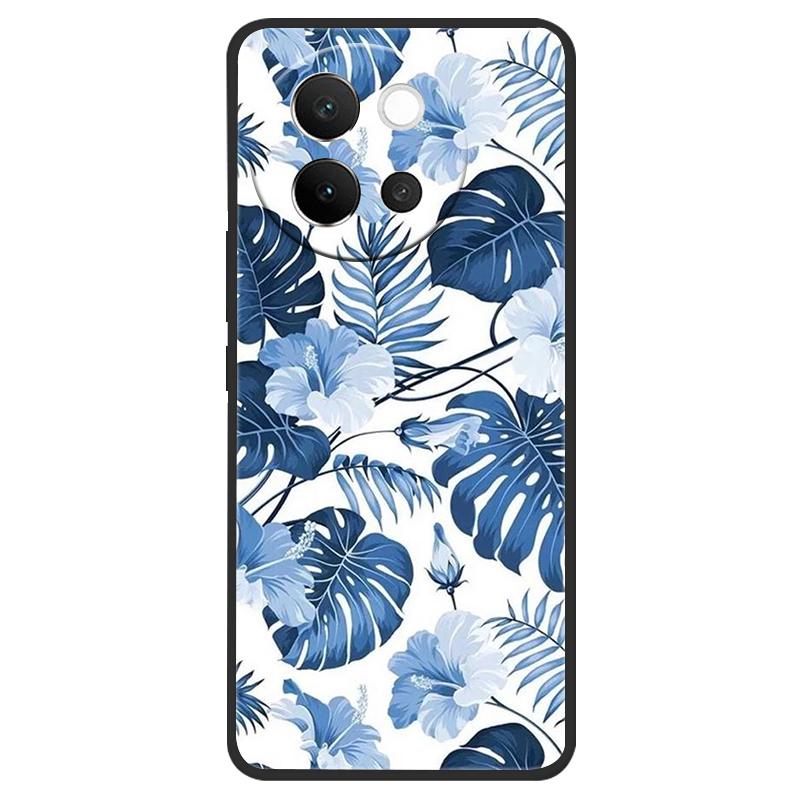 For Vivo V40 Lite 5G Case Marble Soft Matte Silicone Back Cover For Vivo V40 Lite V40Lite Full Coverage Phone Shell 6.78" Coque