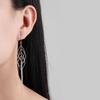 Tancise 925 Sterling Silver Zircon Earrings Drop Earrings For Women Wedding Party Gifts