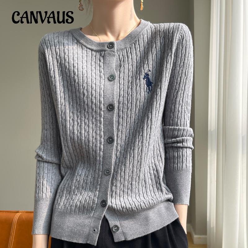 

Весенне-осенний женский вязаный свитер с круглым вырезом, кардиган, свитер, твист-жакет