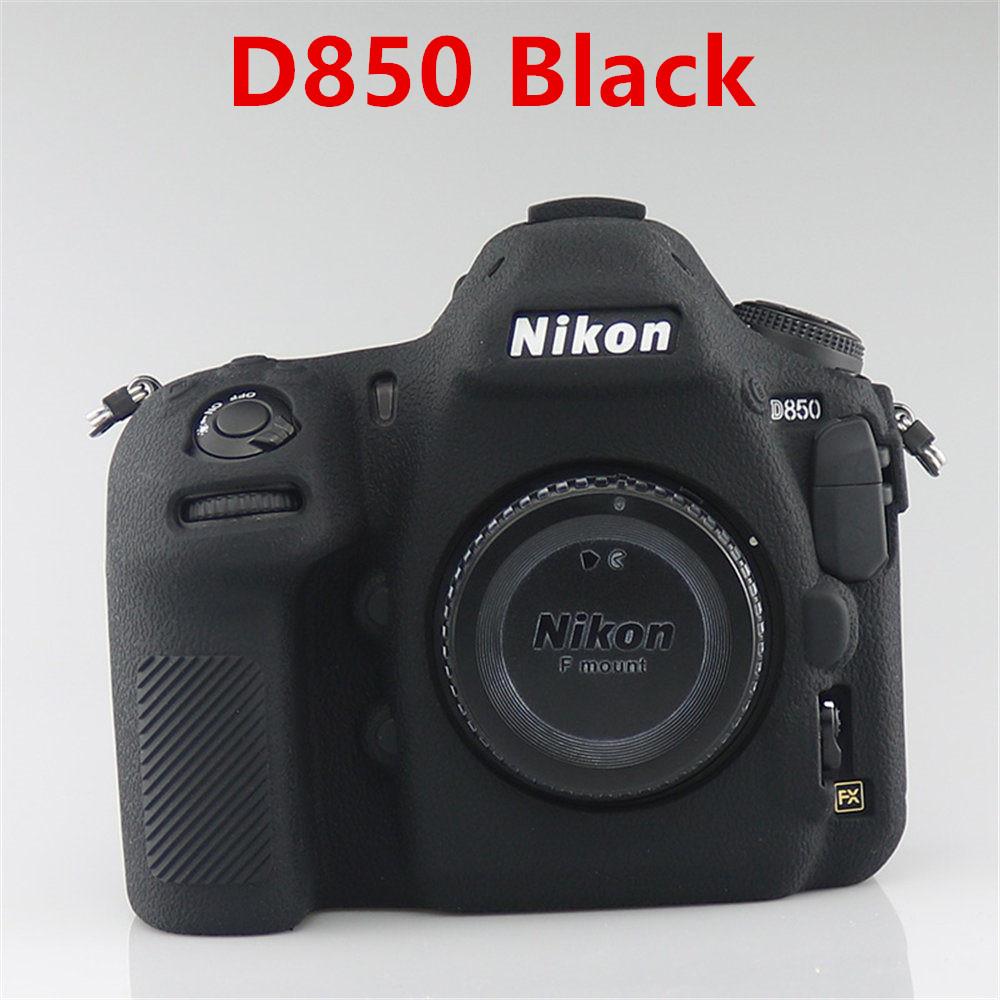 Litchi Pattern Soft Silicone Armor Camera Body Case For Nikon D780 D850 D7100 D7200 Rubber Cover Skin