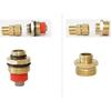 Adjustable Brass Nozzle Heavy Duty Adjustable Nozzle Twist Hose Nozzle  For Watering Gardens