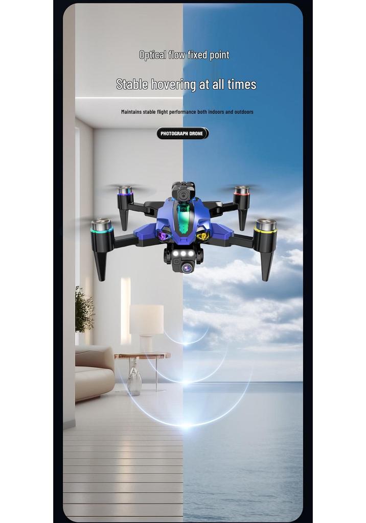 Brushless HD Aerial Photography Drone with Optical Flow Positioning and Obstacle Avoidance.