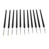 11PCS Fine Detail Paint Brush Set Multipurpose Soft Texture Thin Tip Paint Brushes Miniature Model Brushes for Art