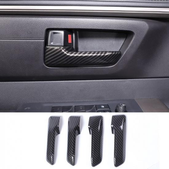 Carbon Style Interior Car Door Grab Handle Cover Trim For Tundra/Sequoia -23