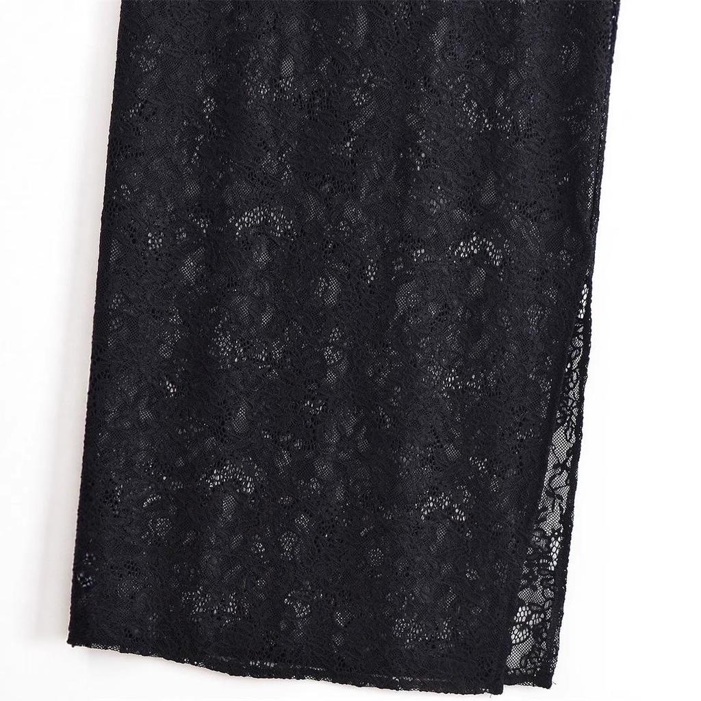 European & American Style Autumn 2025 Lace Camisole Dress