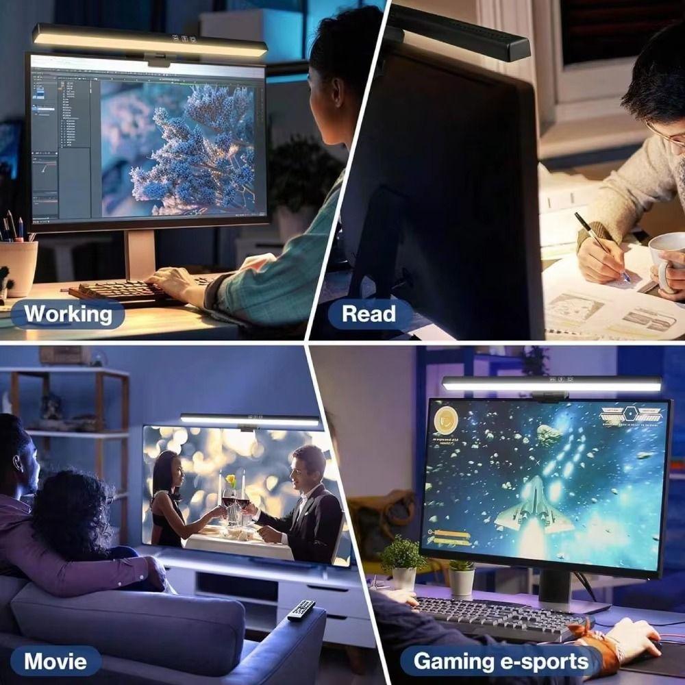 Eyes Protection Screen Hanging Light USB Powered Laptop Clip Light  Reading