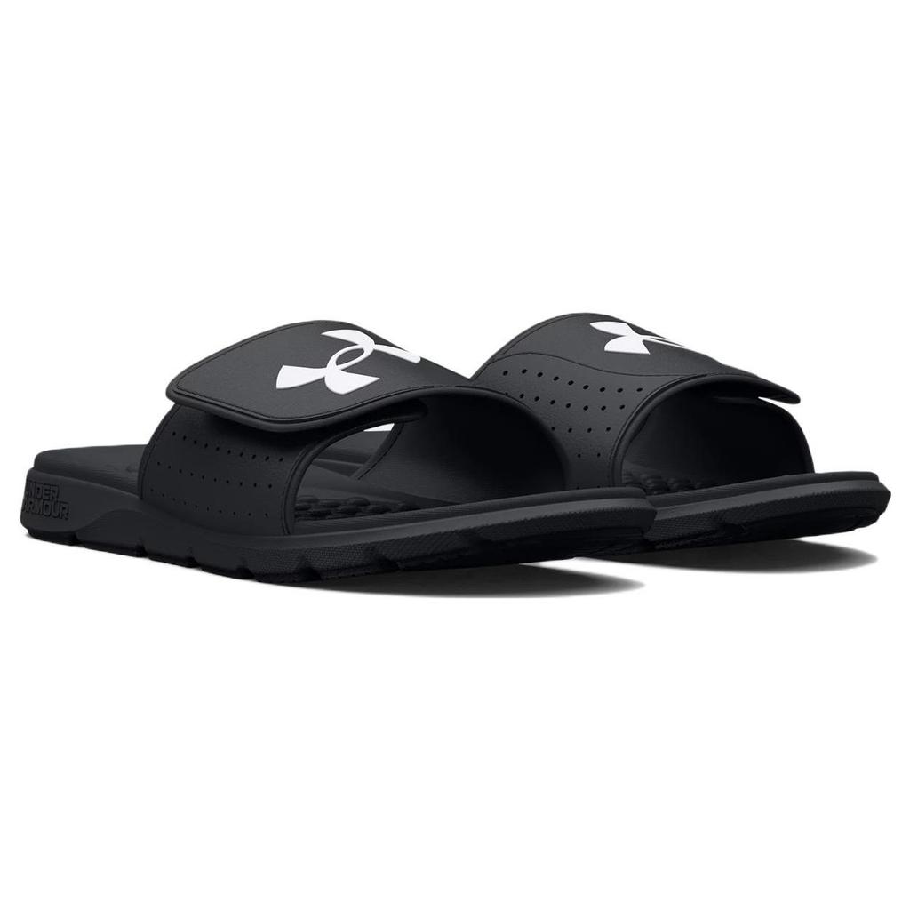 Under Armour Men's Ignite Pro Slides Black White 3026023-001