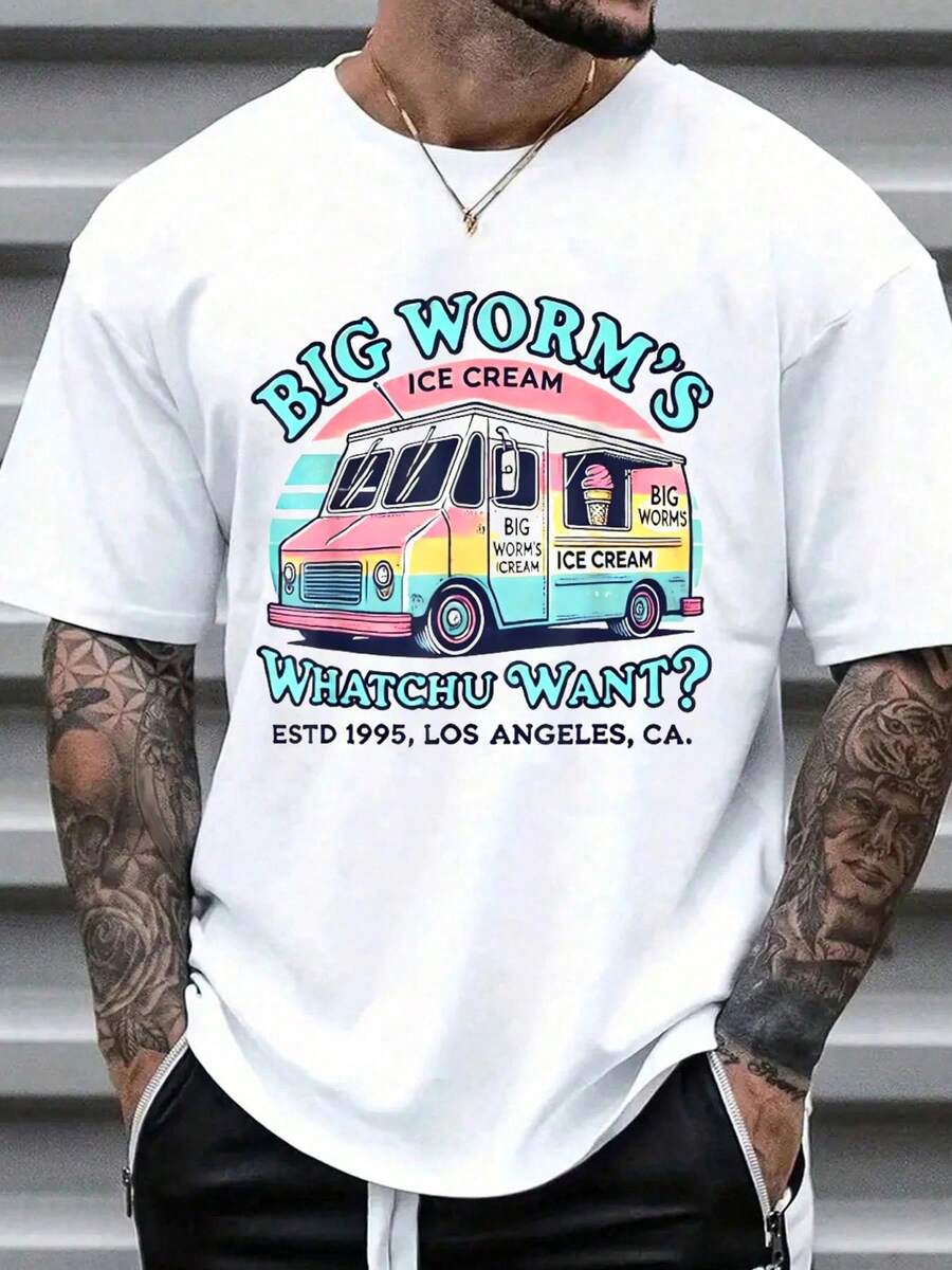 

Big Worm S Ice Cream Unisex T-Shirt S