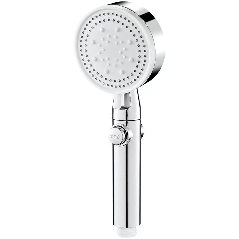 This multi-functional, height-adjustable shower head features 5 modes, adjustable water flow, and a one-touch stop function.