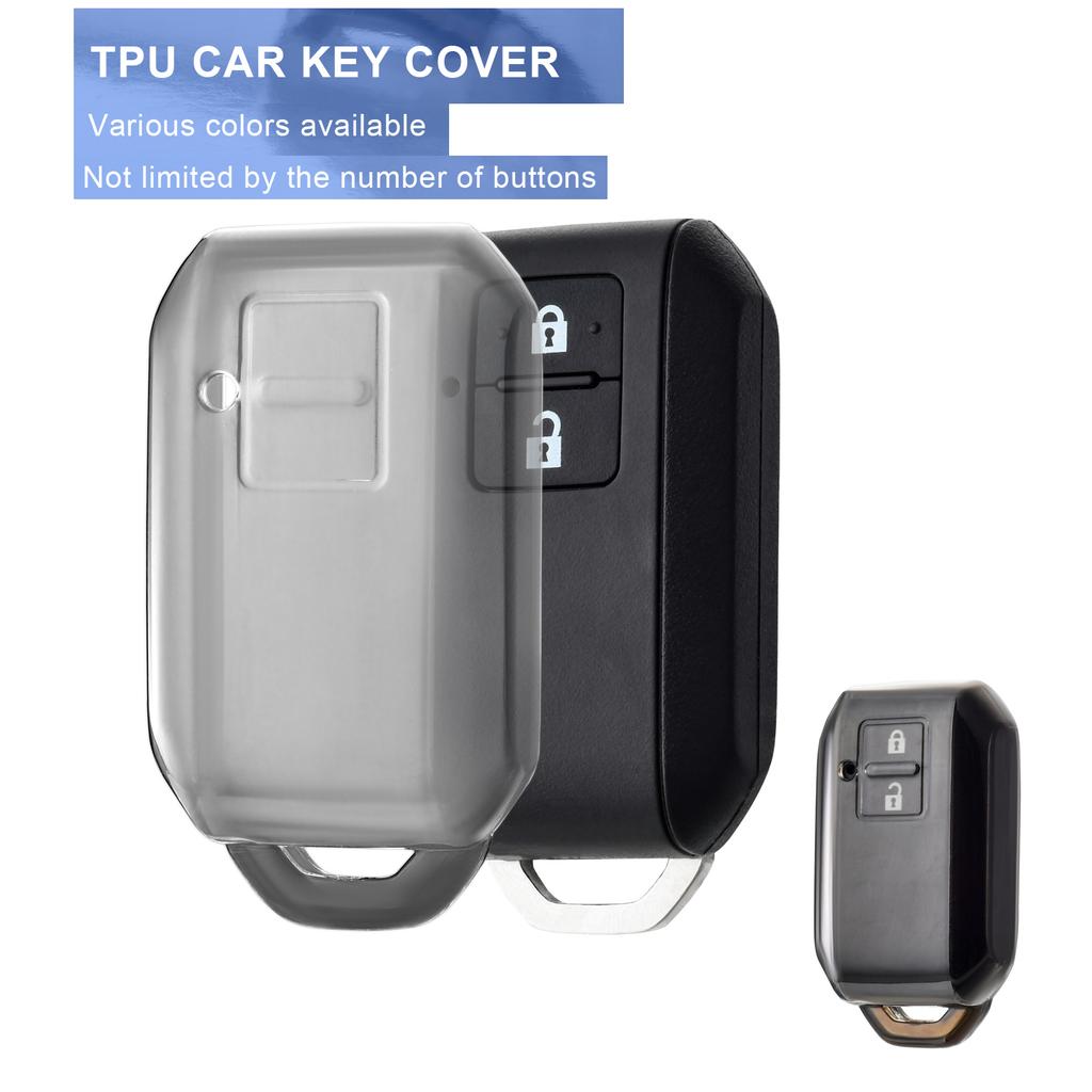 Transparent Car Key Case Cover Shell Fob Keychain For Suzuki Swift Hybrid Jimney Baleno Ignis XL7 Monopoly ERTIGA Accurate