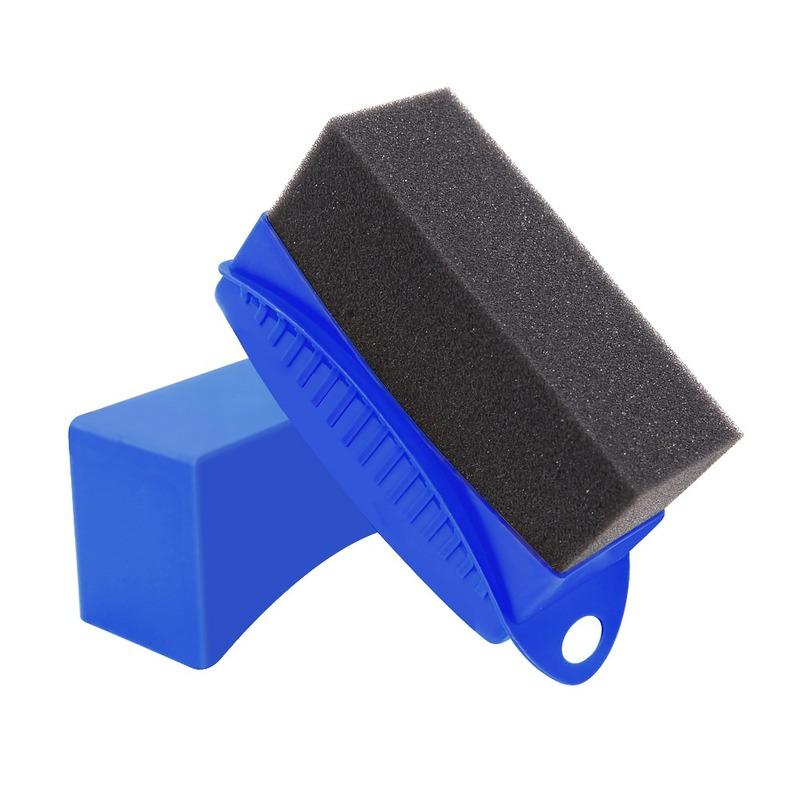 Car Tire Cleaning Sponge Wipe Polishing Oiling Waxing Brush Tool with Cover Universal Auto Wheel Tyre Contour Maintenance Care