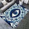Evil Eye Print Area Rugs Non-slip Floor Mat Living Room Bedroom and Home Decor Doormat Machine Washable Kitchen Carpet